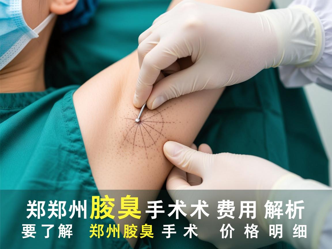 郑州腋臭手术费用解析，了解郑州腋臭手术价格明细