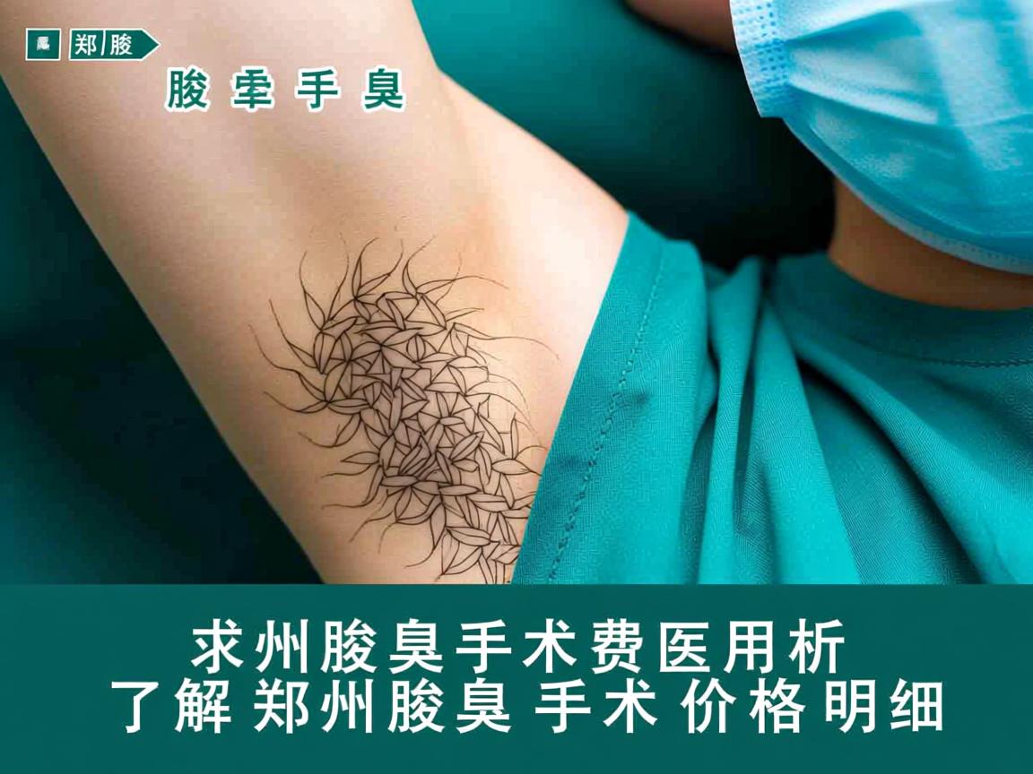 郑州腋臭手术费用解析，了解郑州腋臭手术价格明细