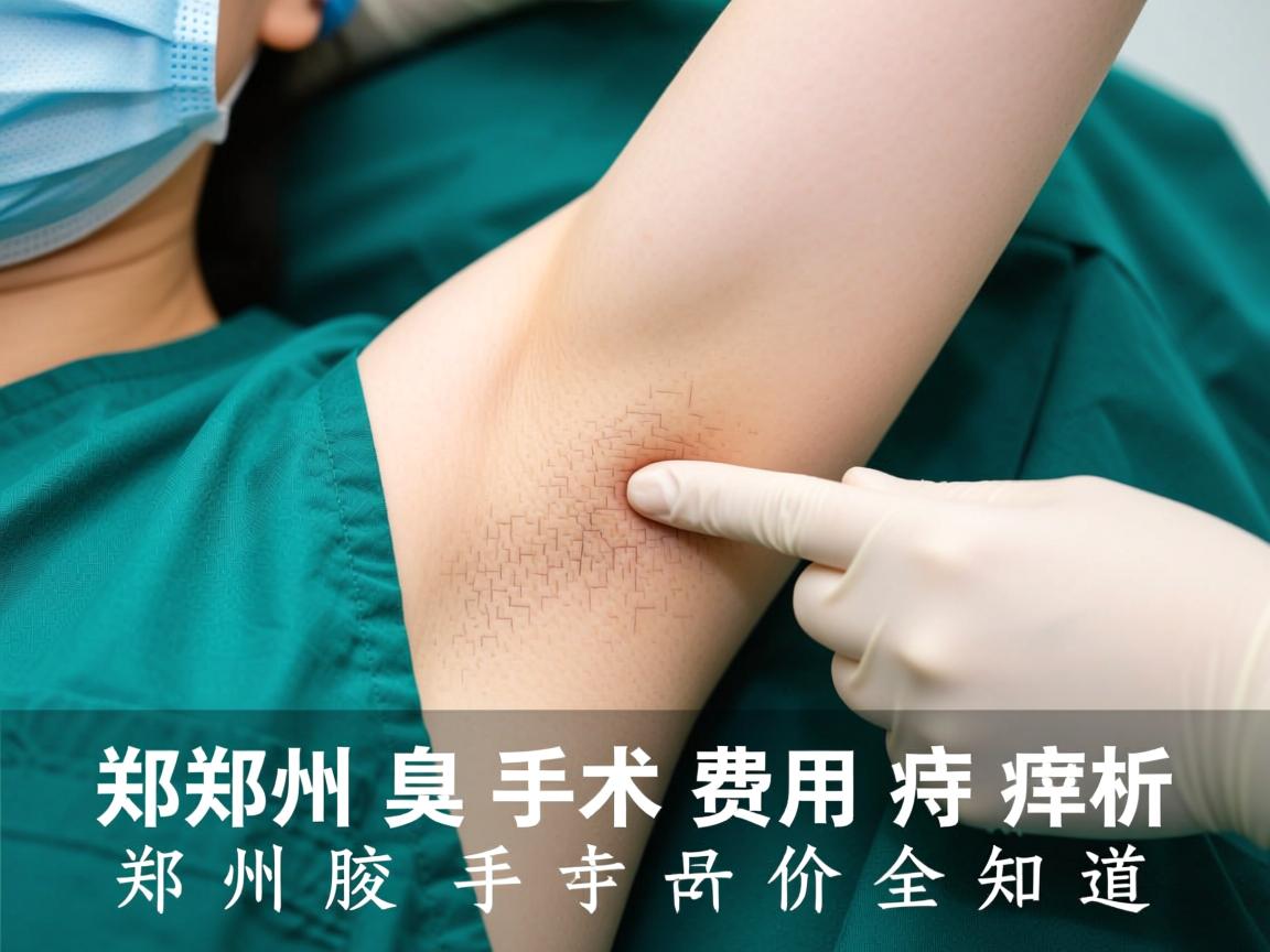 郑州腋臭手术费用解析，郑州腋臭手术价格全知道