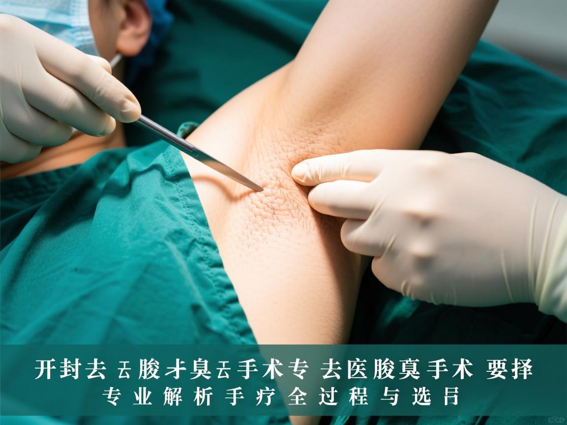 开封去腋臭手术，专业解析去腋臭手术的全过程与选择