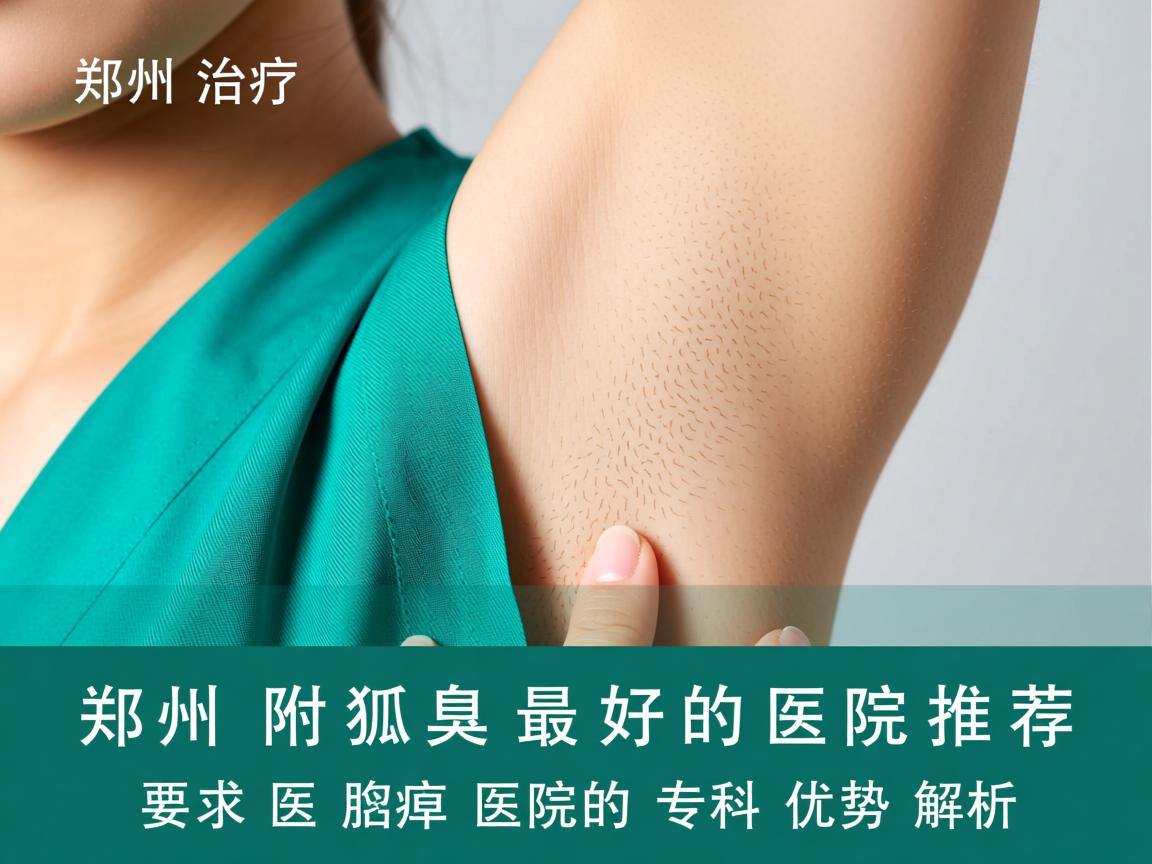 郑州治疗狐臭最好的医院推荐，郑州附医腋臭医院的专科优势解析