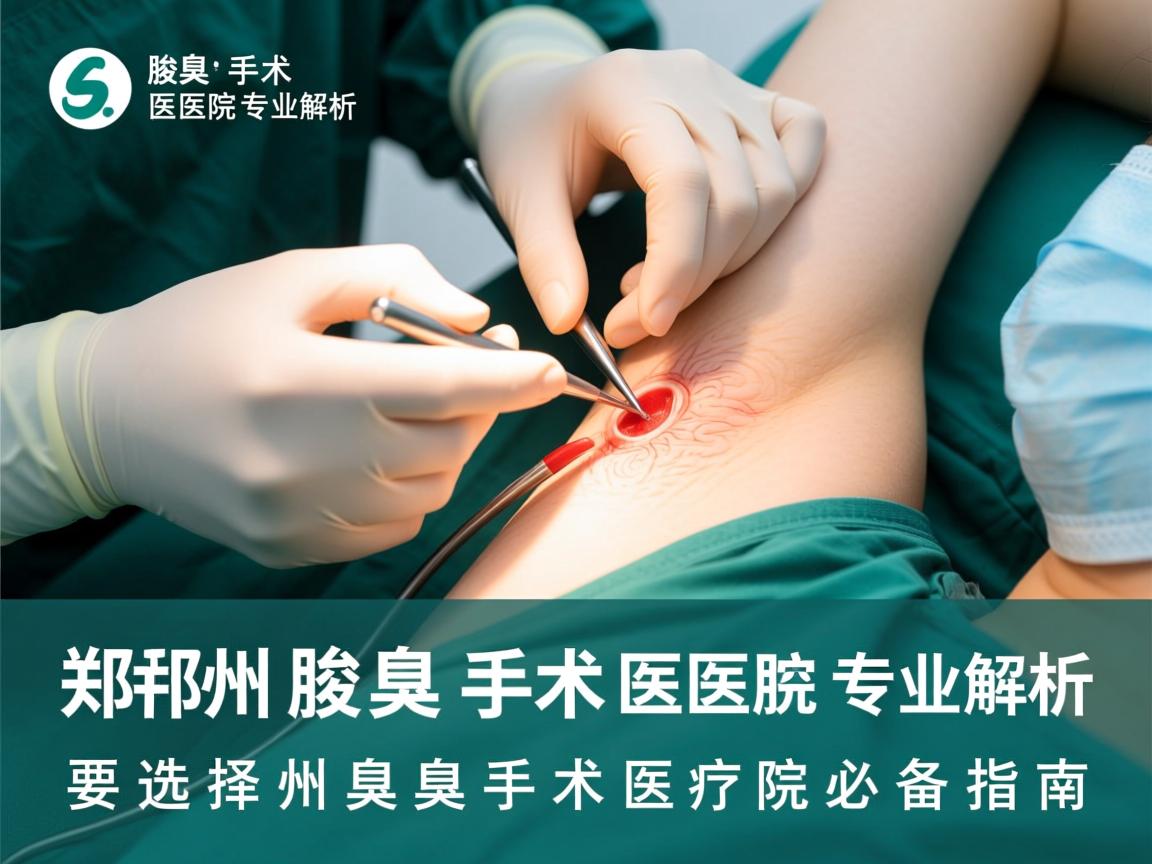 郑州腋臭手术医院专业解析，选择郑州腋臭手术医院的必备指南
