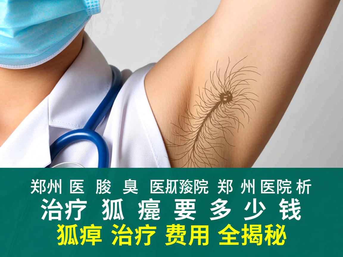 郑州附医腋臭医院解析，郑州附医医院治疗狐臭要多少钱，狐臭治疗费用全揭秘