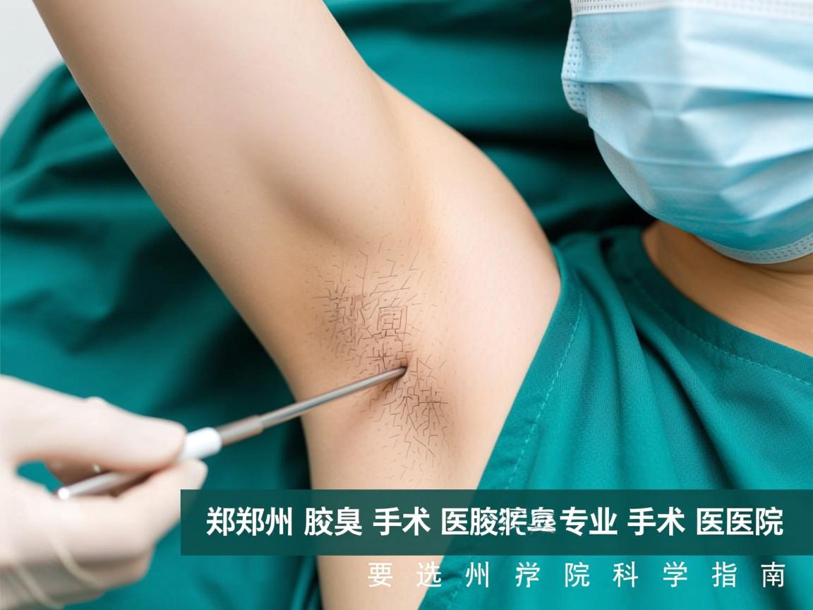 郑州腋臭手术医院专业解析，选择郑州腋臭手术医院的科学指南