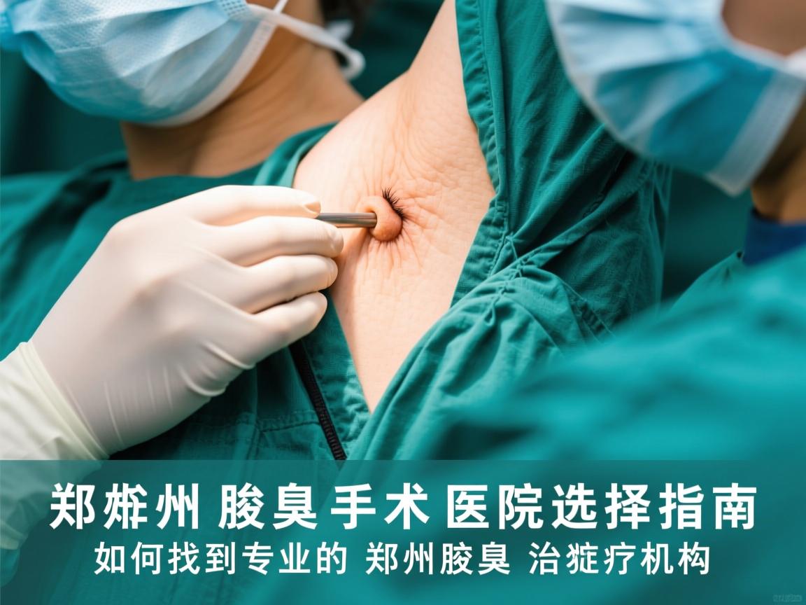 郑州腋臭手术医院选择指南,如何找到专业的郑州腋臭治疗机构 郑州腋臭手术医院选择指南,如何找到专业的郑州腋臭治疗机构