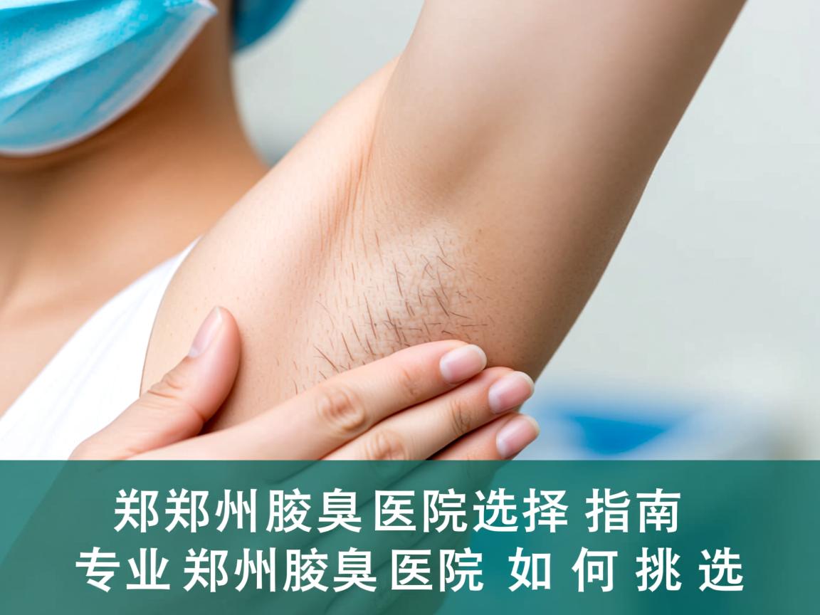 郑州腋臭医院选择指南，专业郑州腋臭医院如何挑选