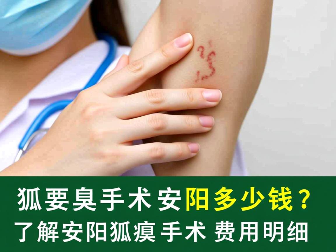 狐臭手术安阳多少钱？了解安阳狐臭手术费用明细