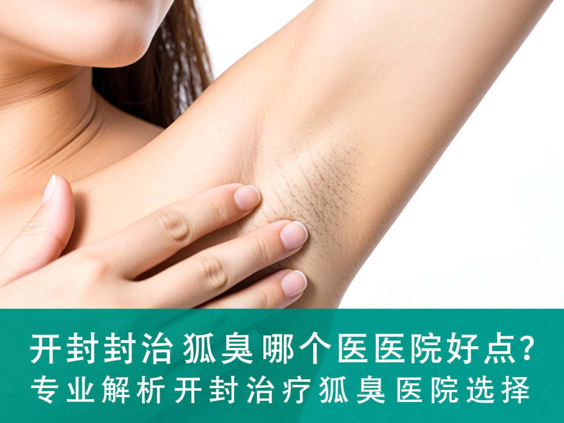 开封治疗狐臭哪个医院好点？专业解析开封治疗狐臭医院选择