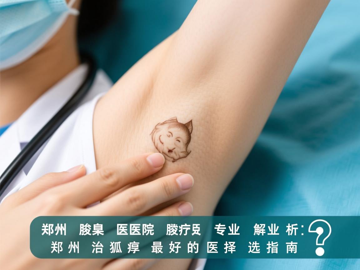 郑州腋臭医院专业解析，郑州治狐臭最好的医院选择指南