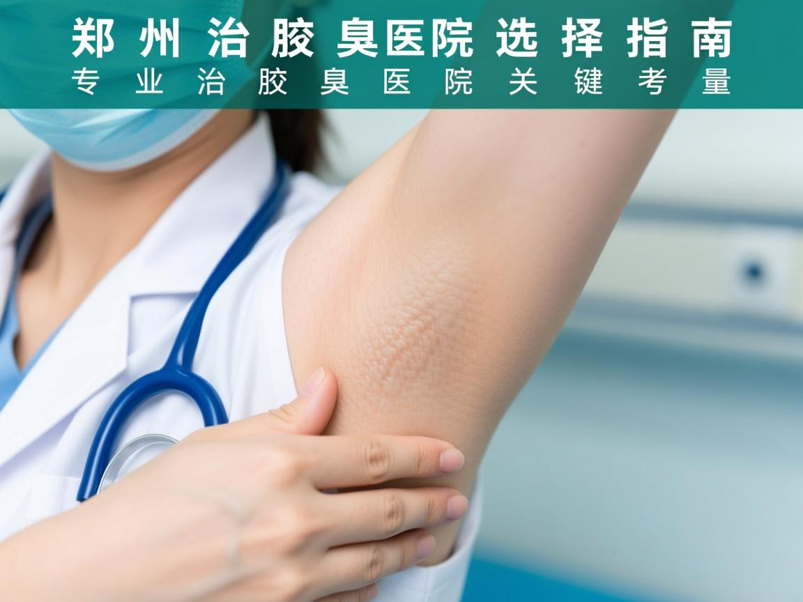 郑州治腋臭医院选择指南，专业治腋臭医院的关键考量