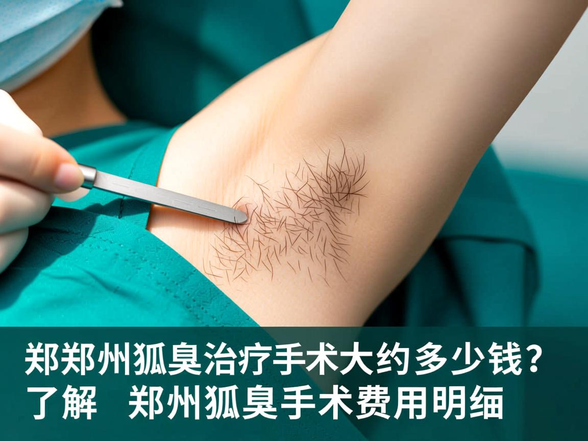郑州狐臭治疗手术大约多少钱？了解郑州狐臭手术费用明细