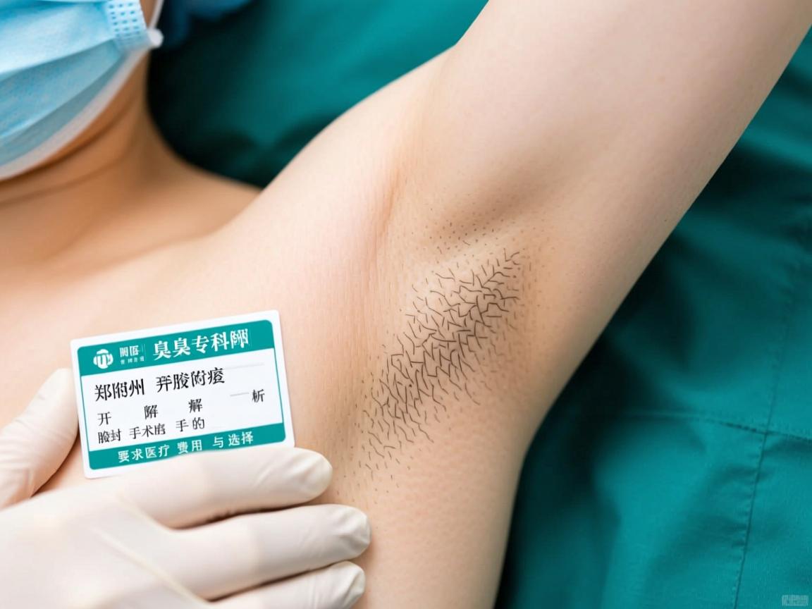 郑州附医腋臭专科解析，开封腋臭手术的费用与选择