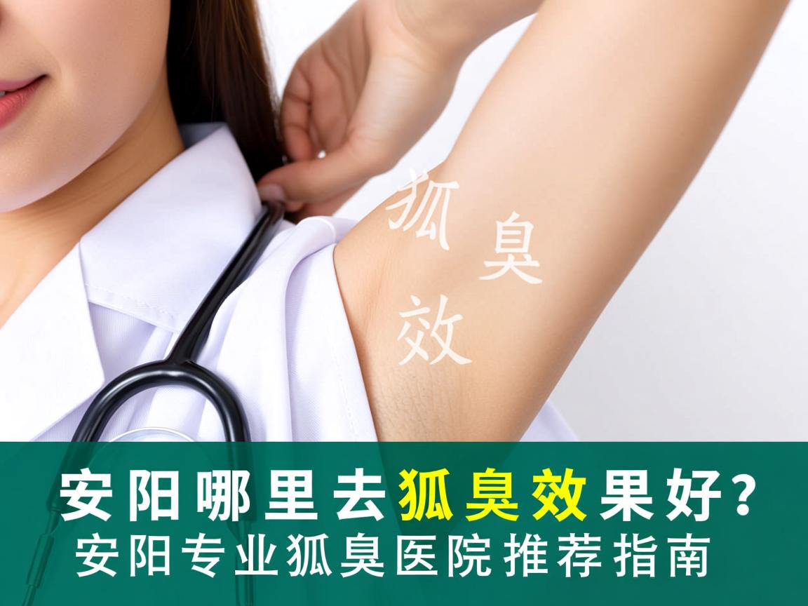安阳哪里去狐臭效果好？安阳专业狐臭医院推荐指南