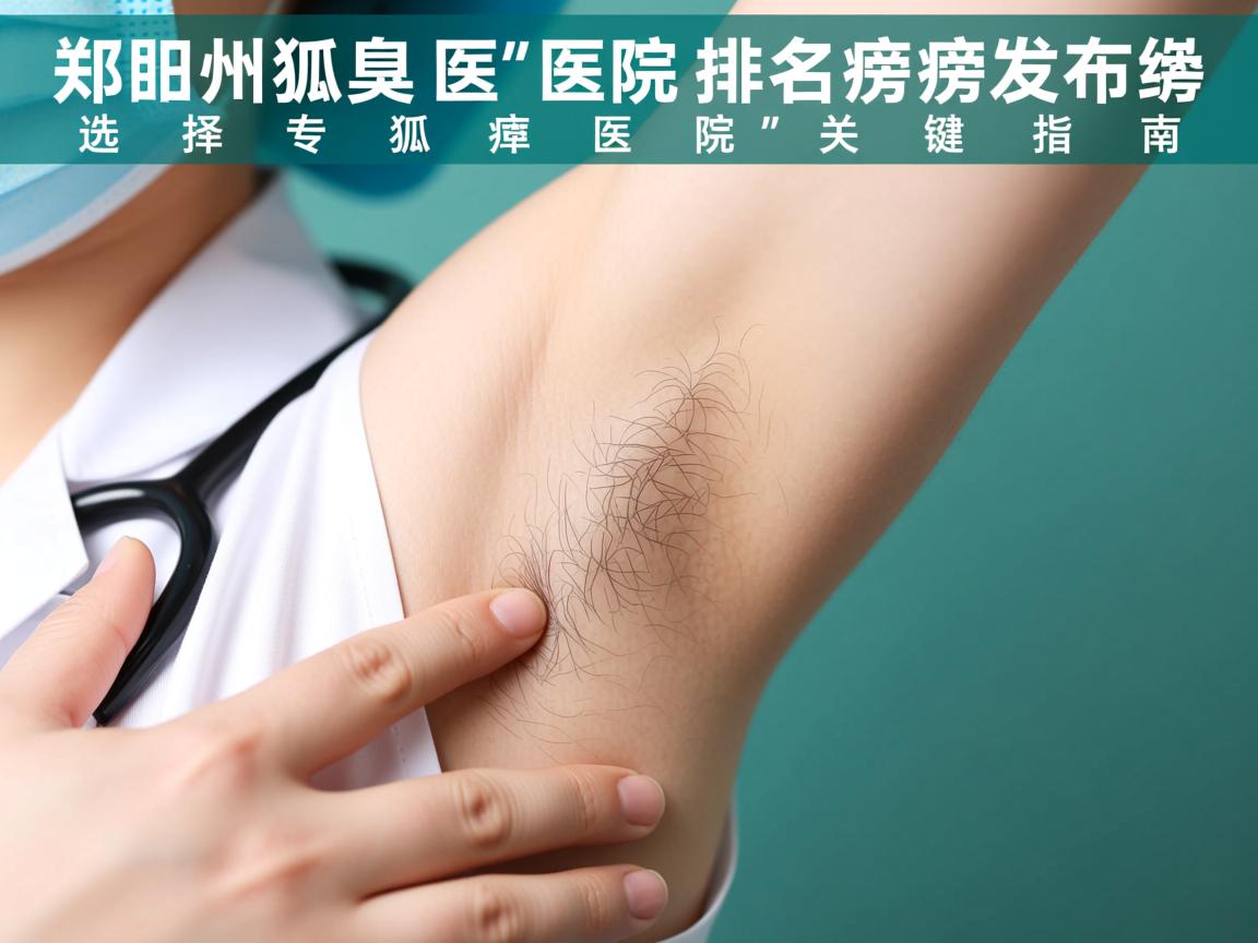郑州狐臭医院排名榜发布，选择专业狐臭医院的关键指南
