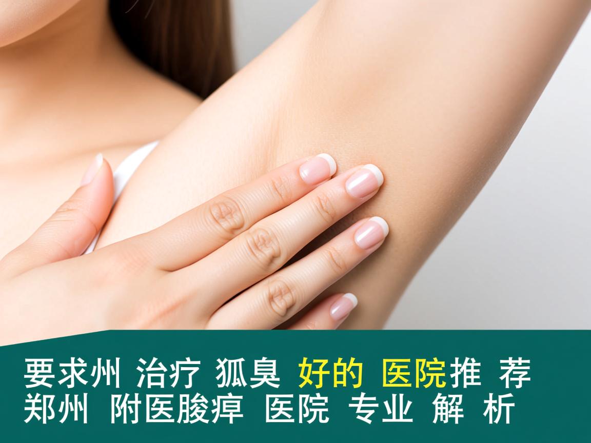 郑州治疗狐臭好的医院推荐，郑州附医腋臭医院专业解析