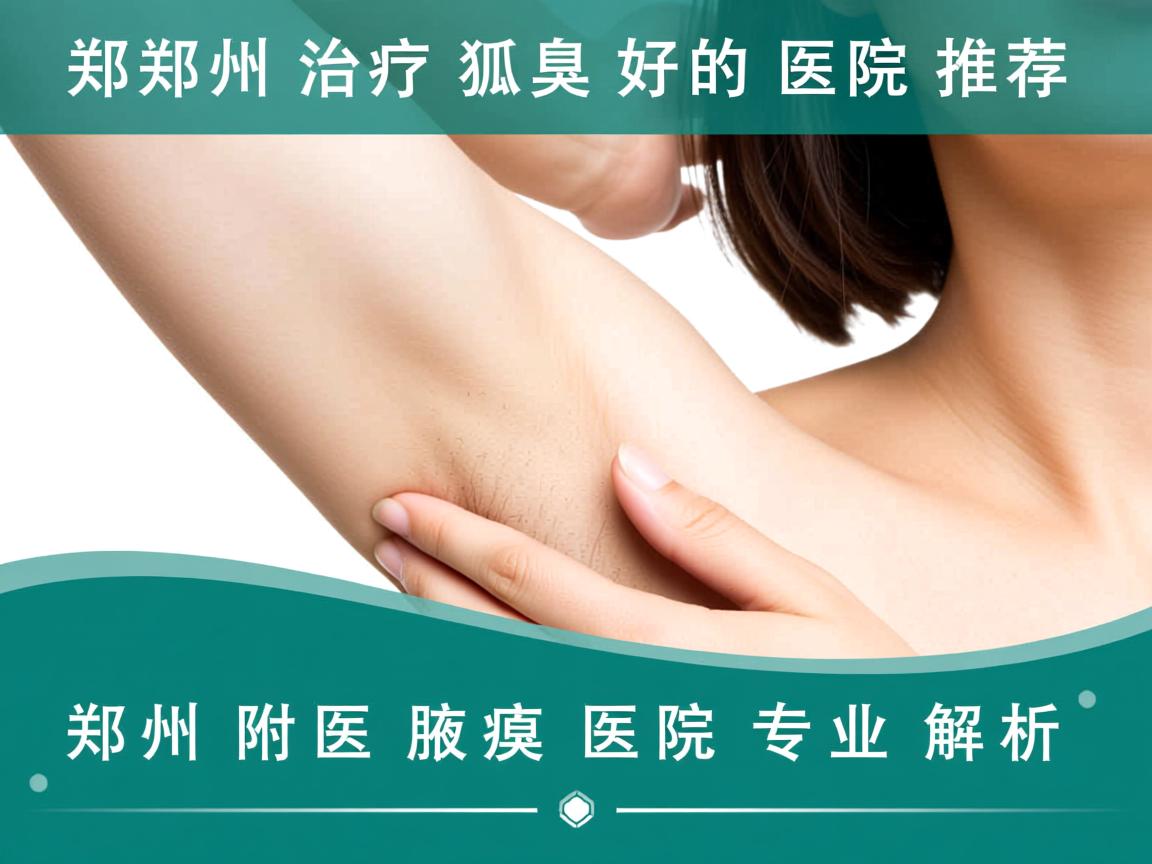 郑州治疗狐臭好的医院推荐，郑州附医腋臭医院专业解析