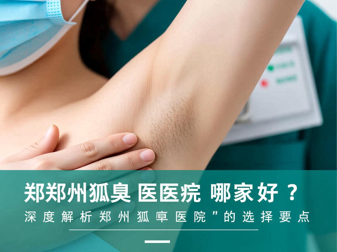 郑州狐臭医院哪家好？深度解析郑州狐臭医院的选择要点