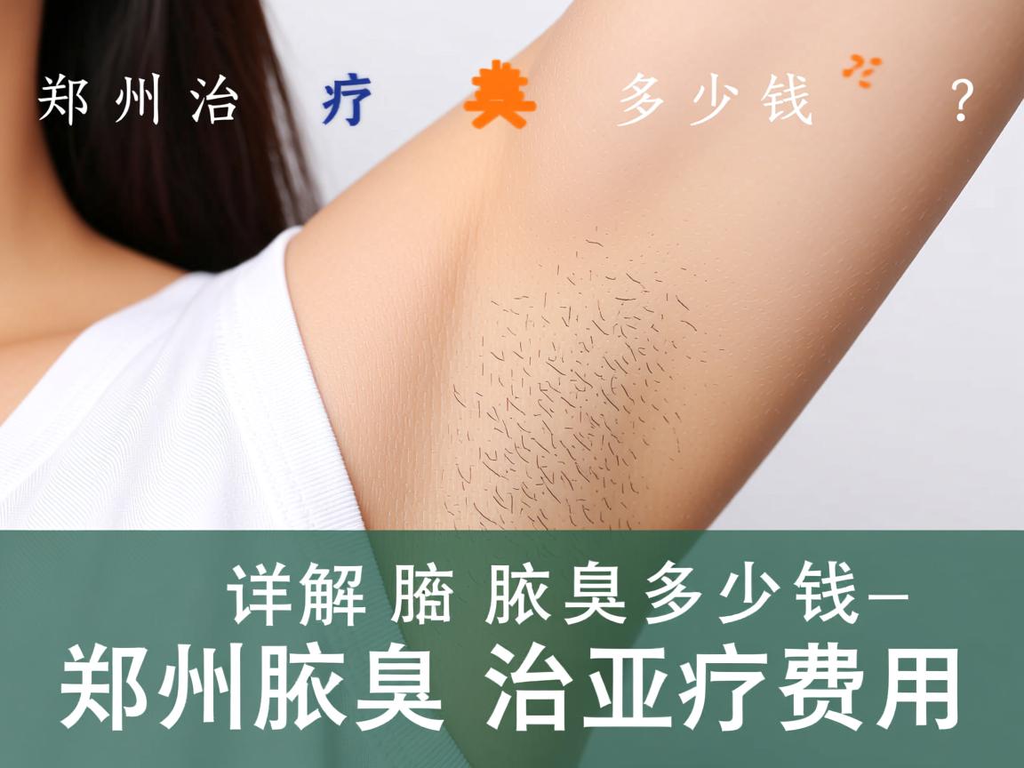 郑州治疗腋臭多少钱？详解郑州腋臭治疗费用