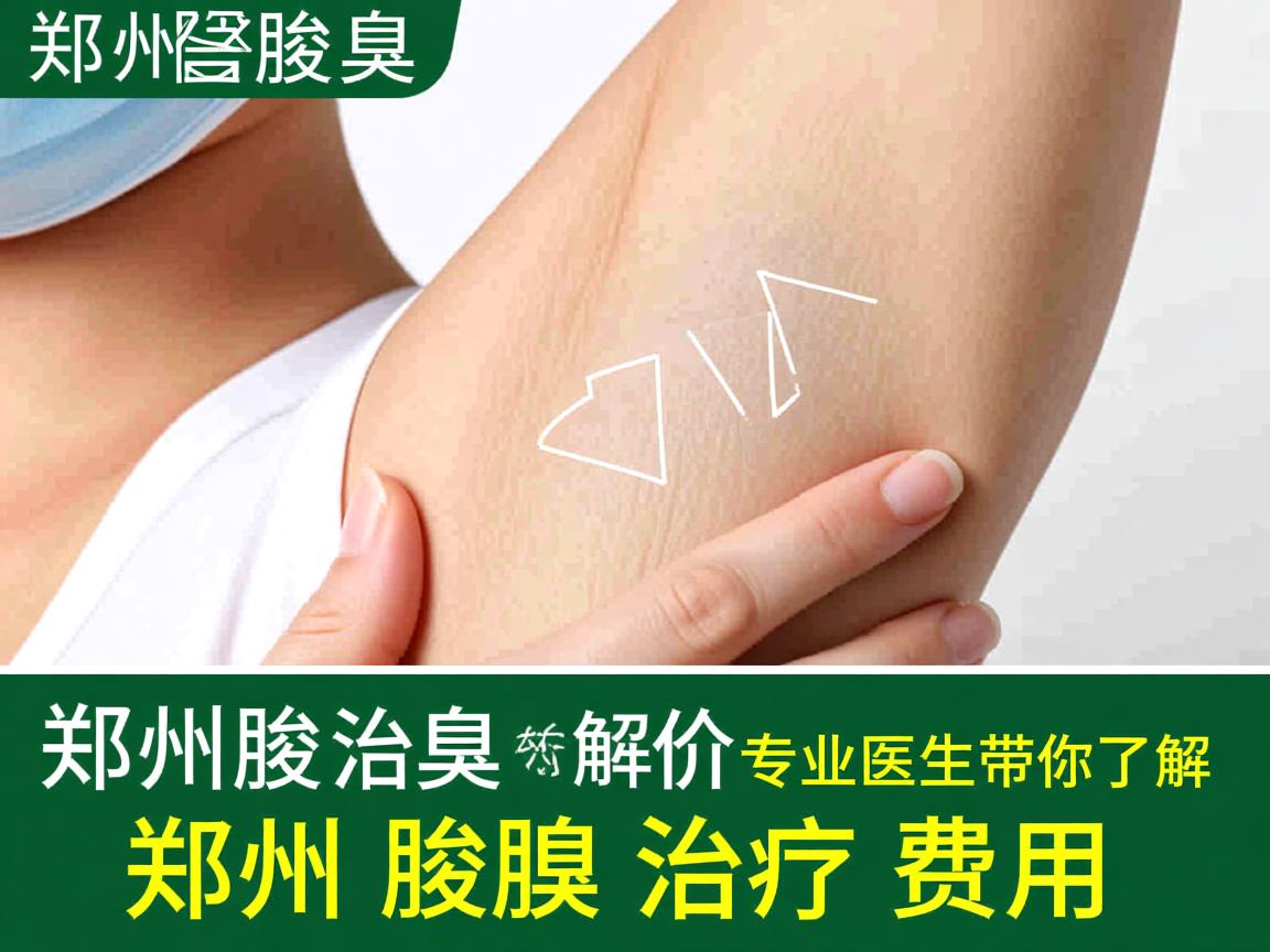 郑州腋臭治疗价格解析，专业医生带你了解郑州腋臭治疗费用