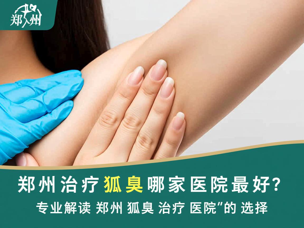 郑州治疗狐臭哪家医院最好？专业解读郑州狐臭治疗医院的选择
