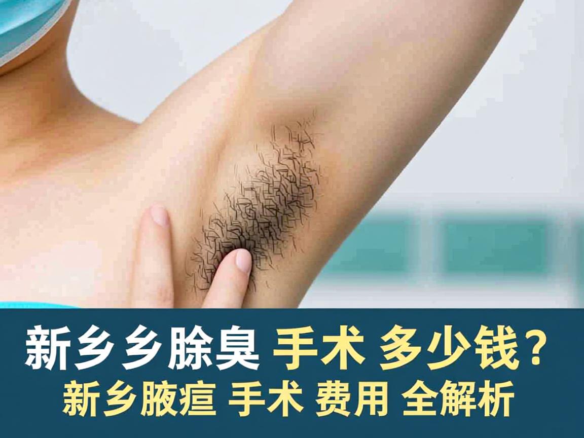 新乡除腋臭手术多少钱？新乡腋臭手术费用全解析