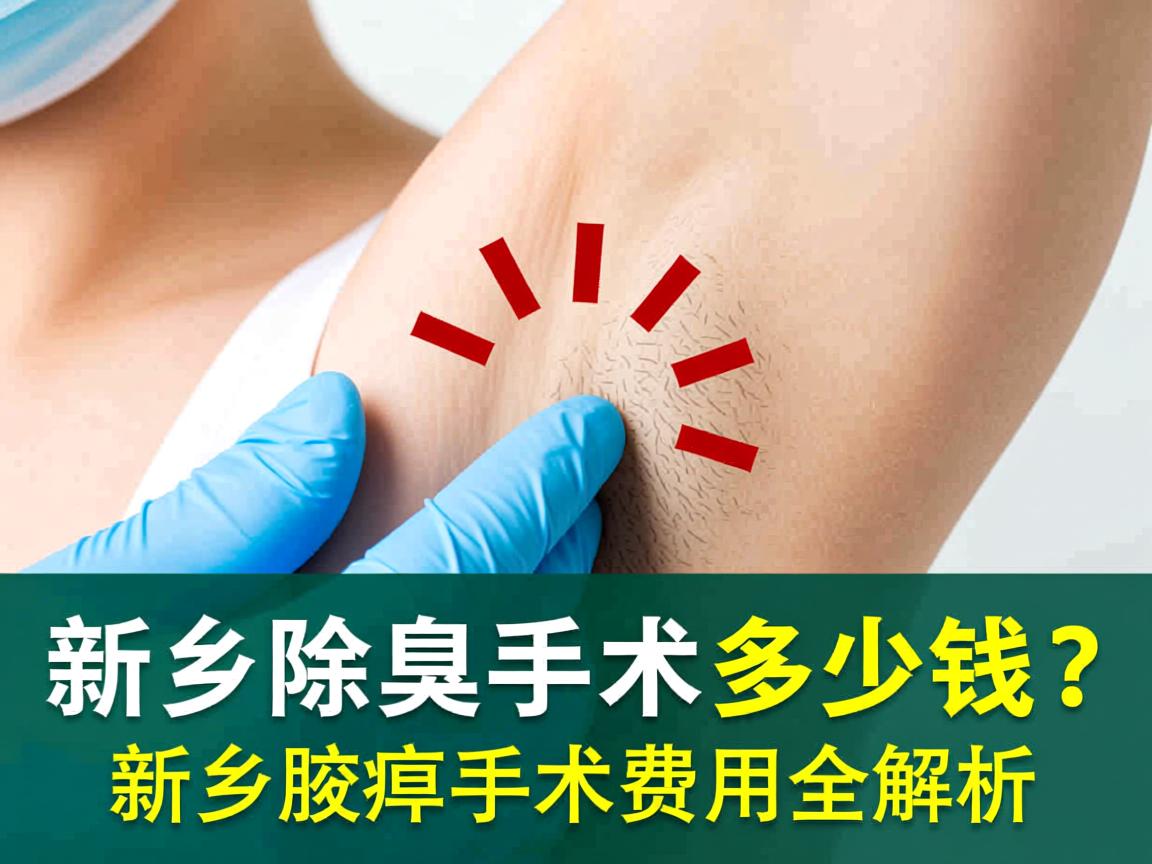 新乡除腋臭手术多少钱？新乡腋臭手术费用全解析