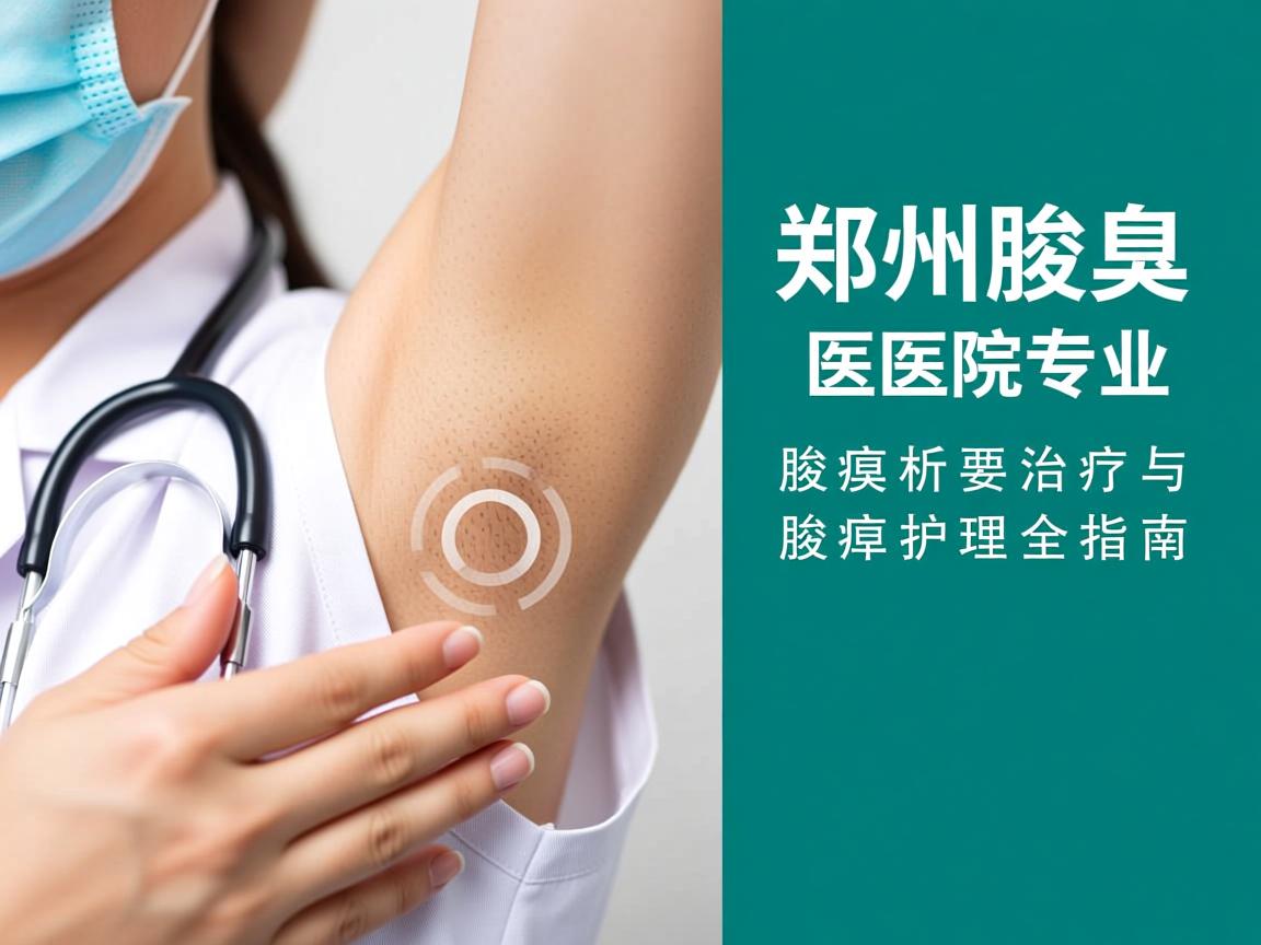 郑州腋臭医院专业解析，腋臭治疗与腋臭护理全指南