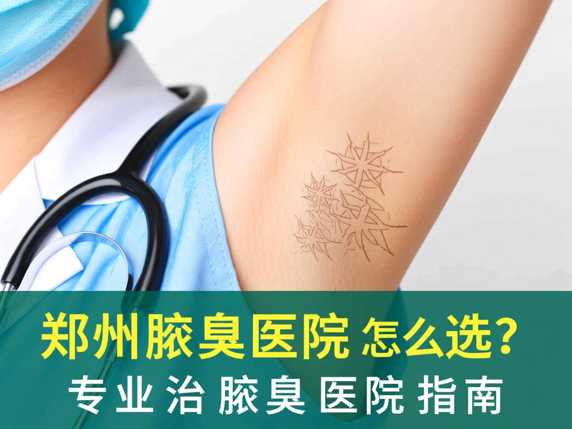 郑州腋臭医院怎么选？专业治疗腋臭的医院指南