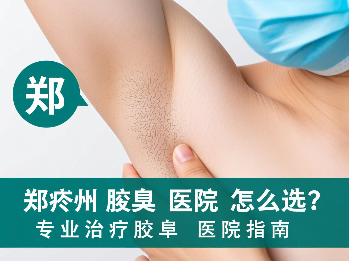 郑州腋臭医院怎么选？专业治疗腋臭的医院指南