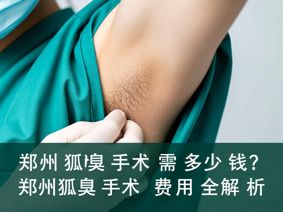 郑州狐臭手术需要多少钱？郑州狐臭手术费用全解析