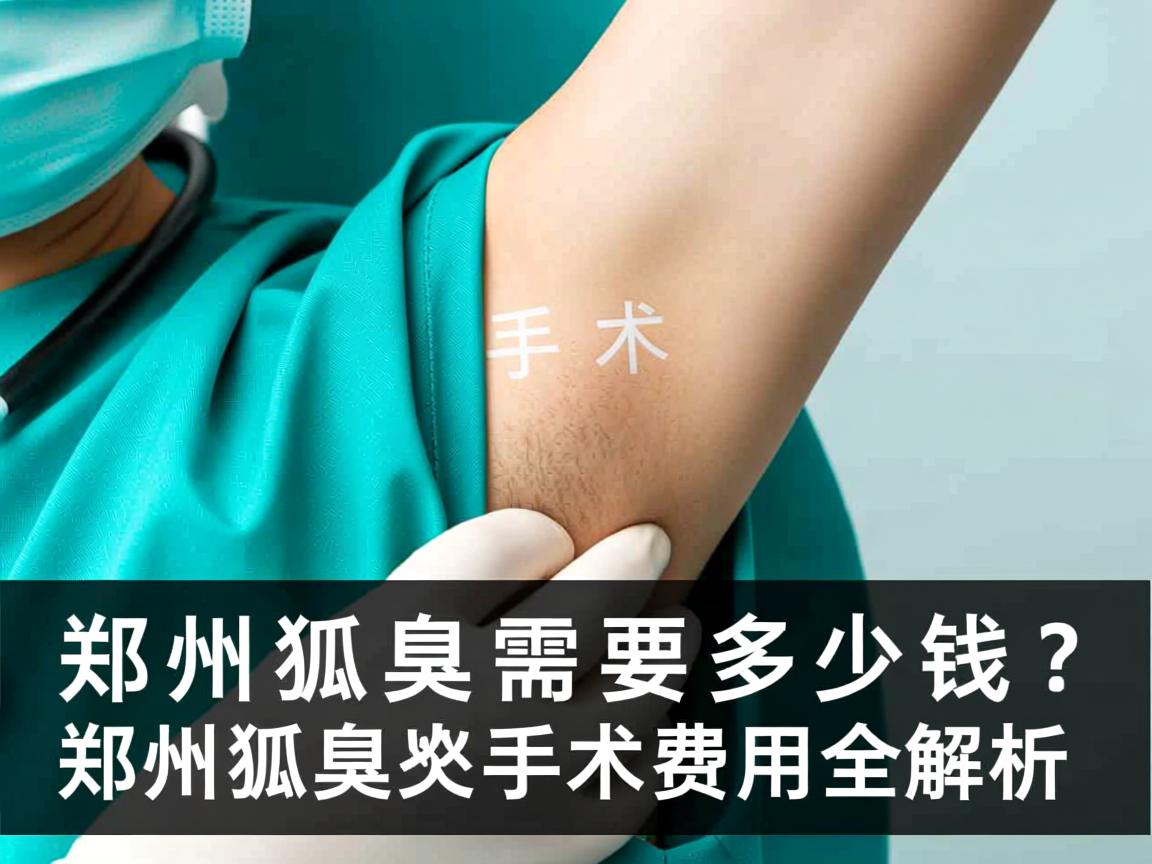 郑州狐臭手术需要多少钱？郑州狐臭手术费用全解析