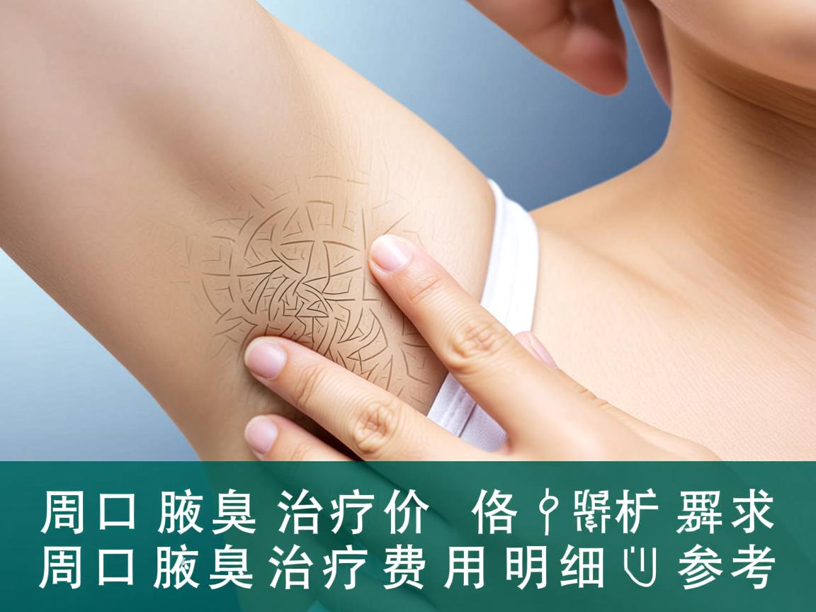 周口腋臭治疗价格解析，周口腋臭治疗费用明细参考