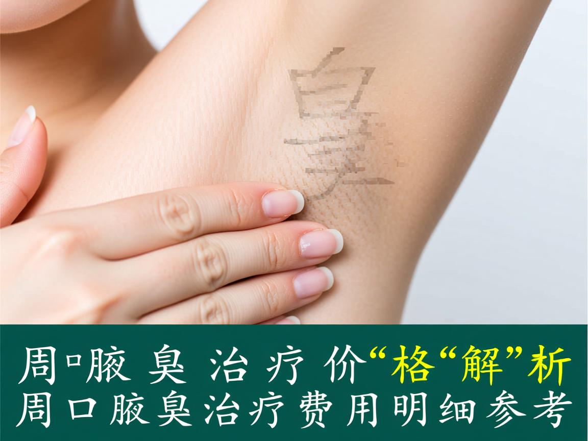 周口腋臭治疗价格解析，周口腋臭治疗费用明细参考