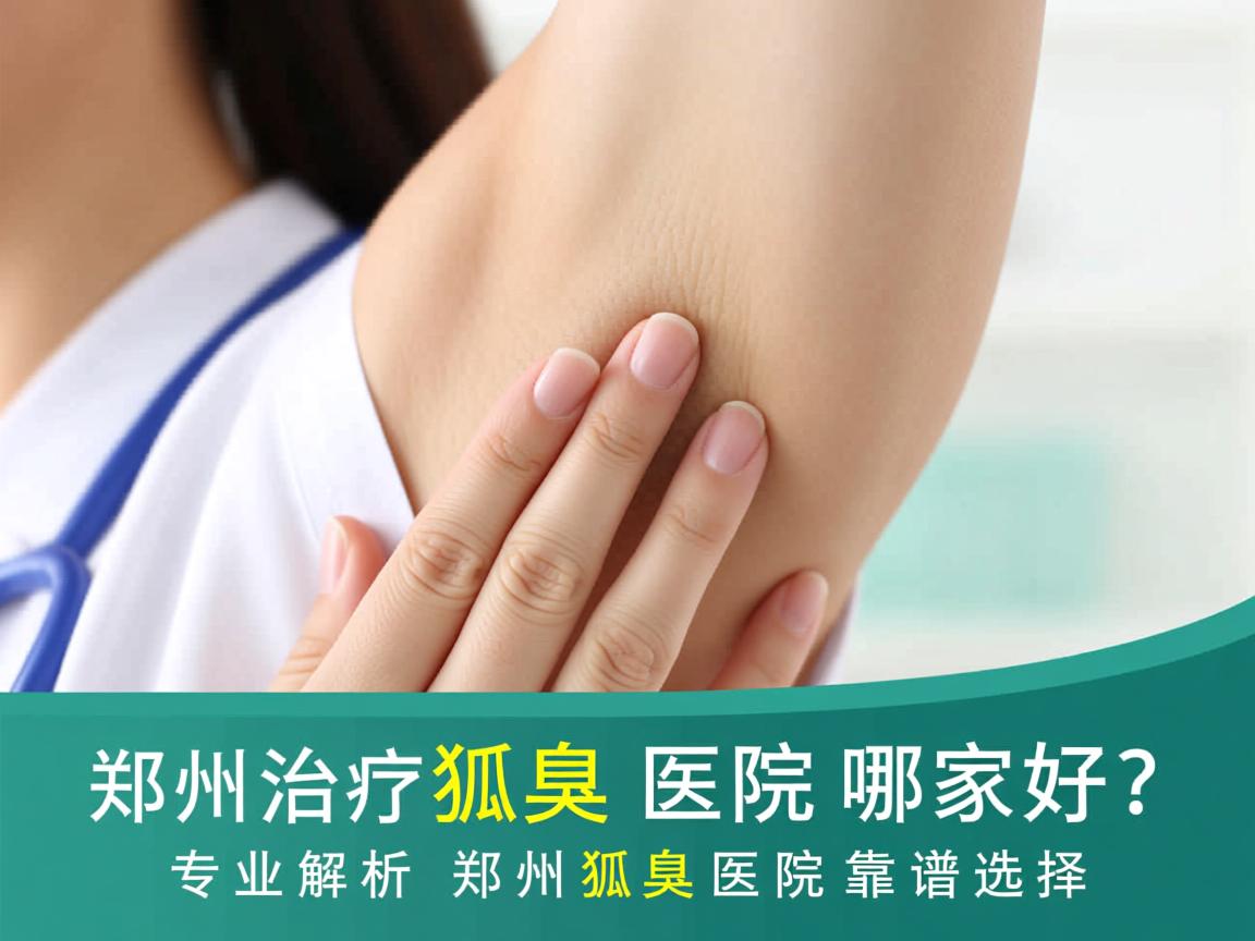 郑州治疗狐臭医院哪家好？专业解析郑州狐臭医院的靠谱选择