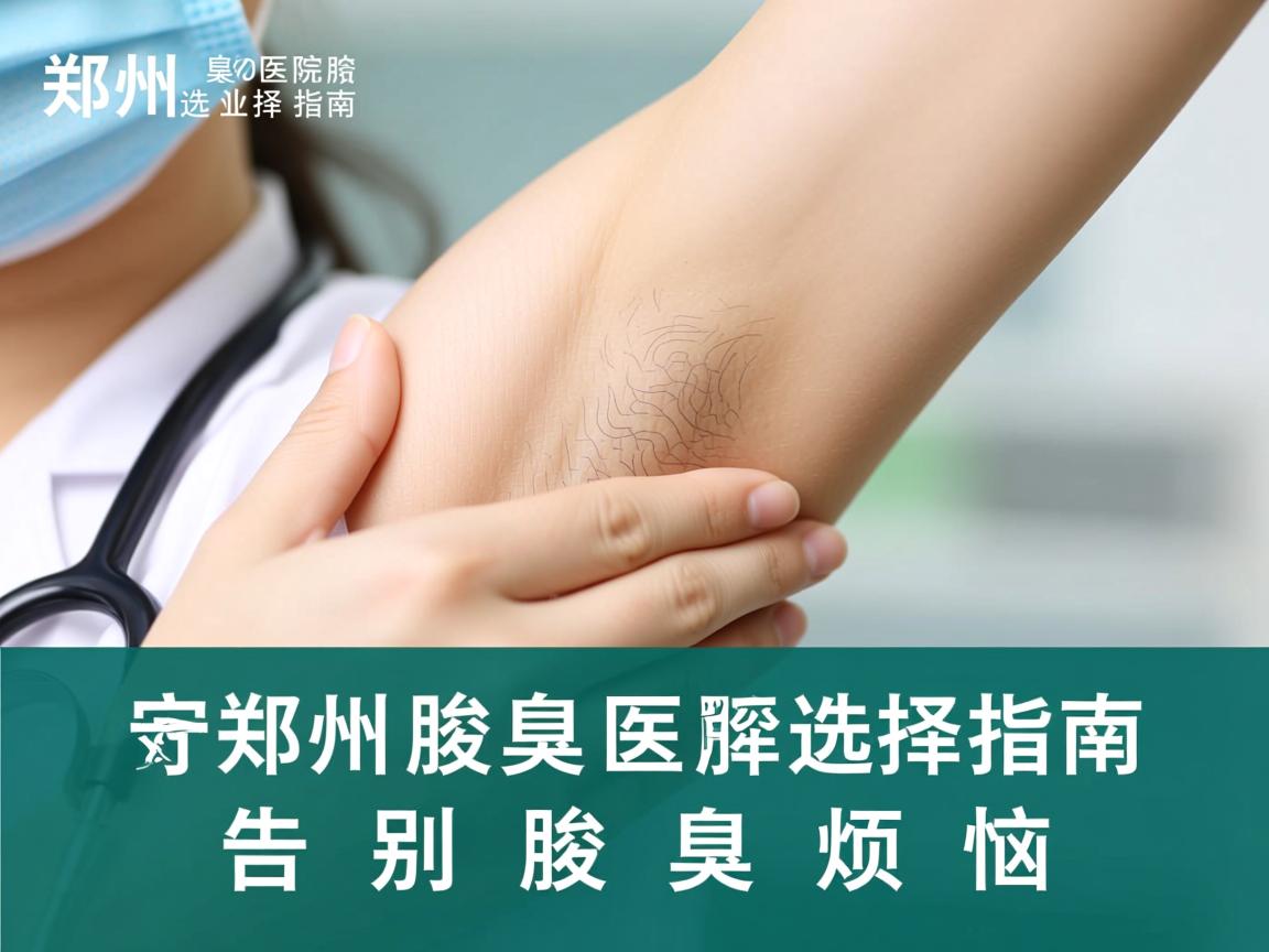 郑州腋臭医院选择指南,专业诊疗,告别腋臭烦恼 郑州腋臭医院选择指南,专业诊疗,告别腋臭烦恼