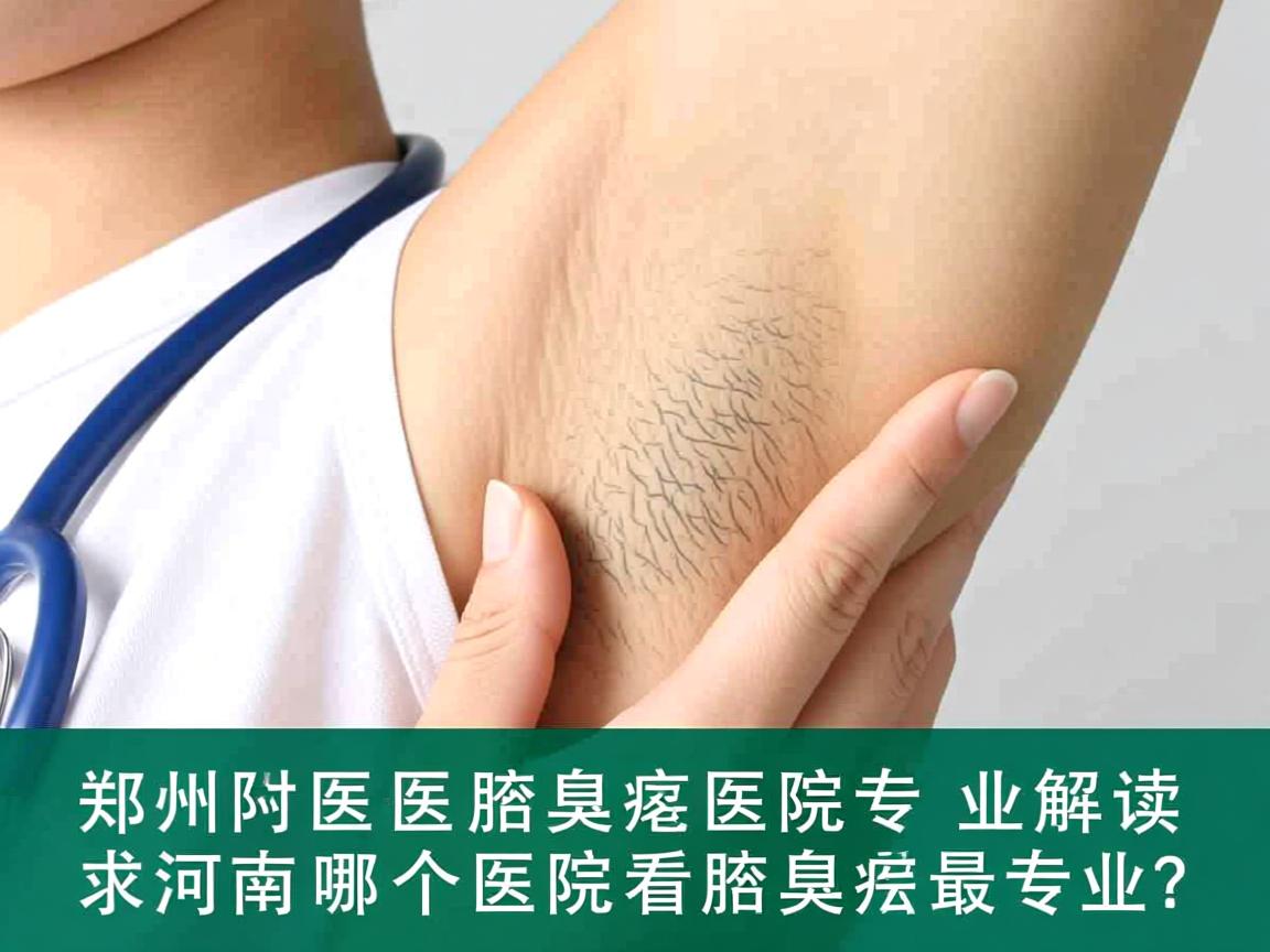 郑州附医腋臭医院专业解读，河南哪个医院看腋臭最专业？