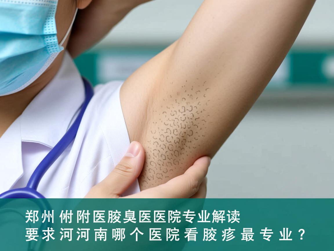 郑州附医腋臭医院专业解读，河南哪个医院看腋臭最专业？