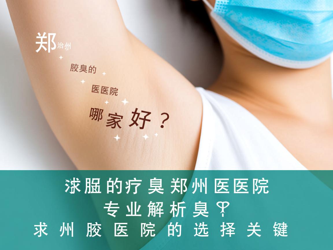 郑州治疗腋臭的医院哪家好?专业解析郑州腋臭医院的选择关键 郑州治疗腋臭的医院哪家好?专业解析郑州腋臭医院的选择关键