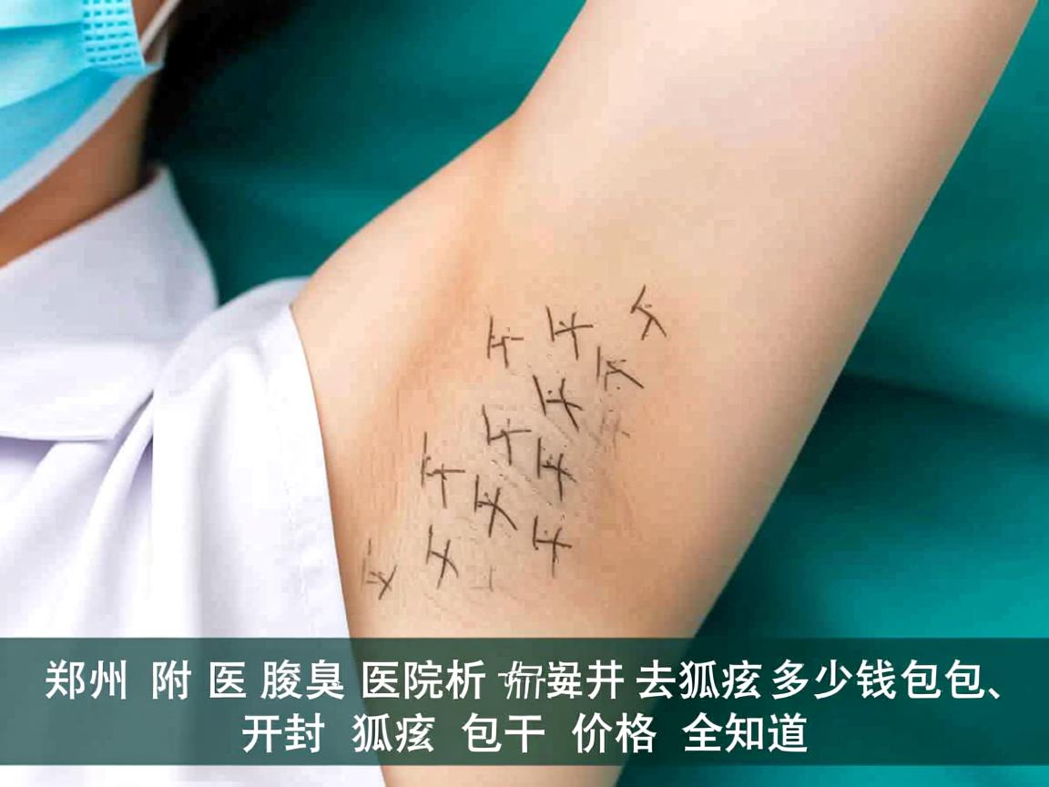 郑州附医腋臭医院解析，开封去狐臭多少钱包干，开封狐臭包干价格全知道