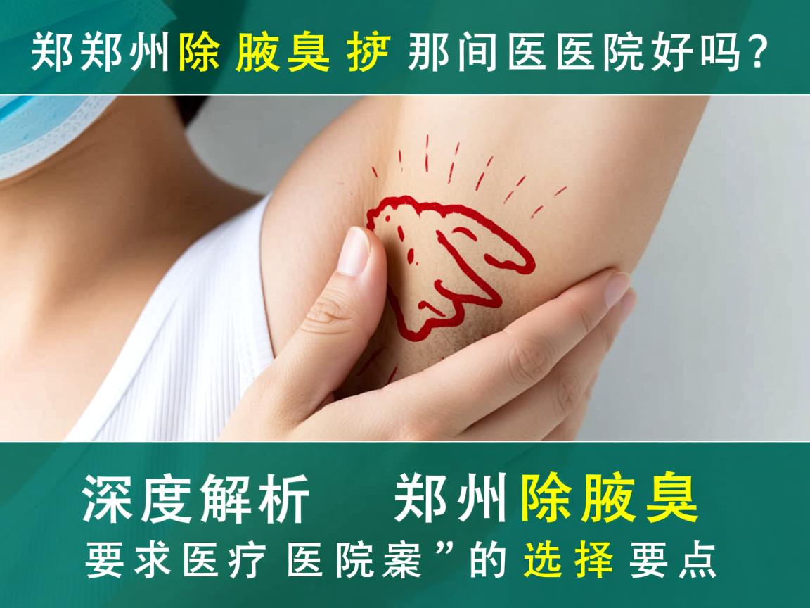 郑州除腋臭那间医院好吗?深度解析郑州除腋臭医院的选择要点 郑州除腋臭那间医院好吗?深度解析郑州除腋臭医院的选择要点