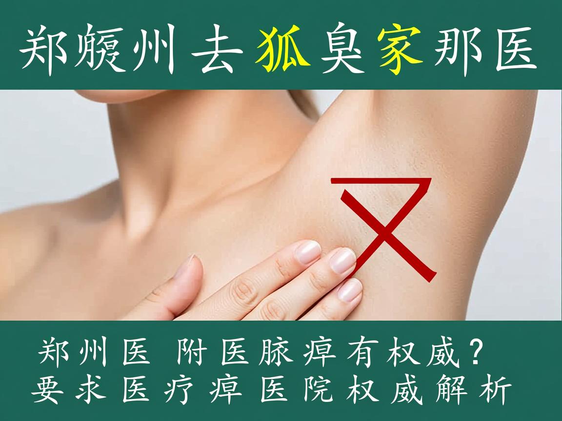 郑州去狐臭那家医院有权威？郑州附医腋臭医院权威解析