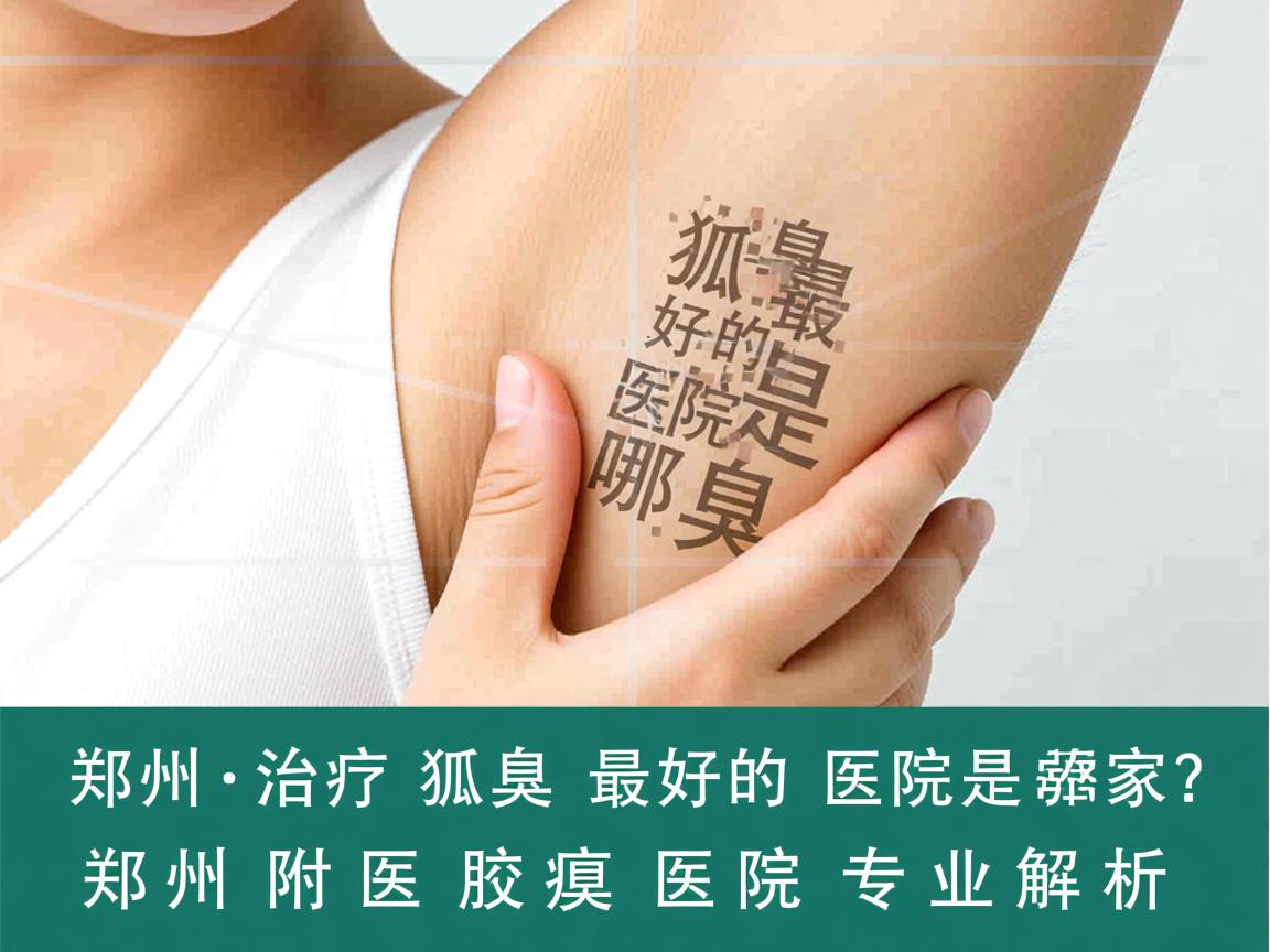 郑州治疗狐臭最好的医院是哪家？郑州附医腋臭医院专业解析