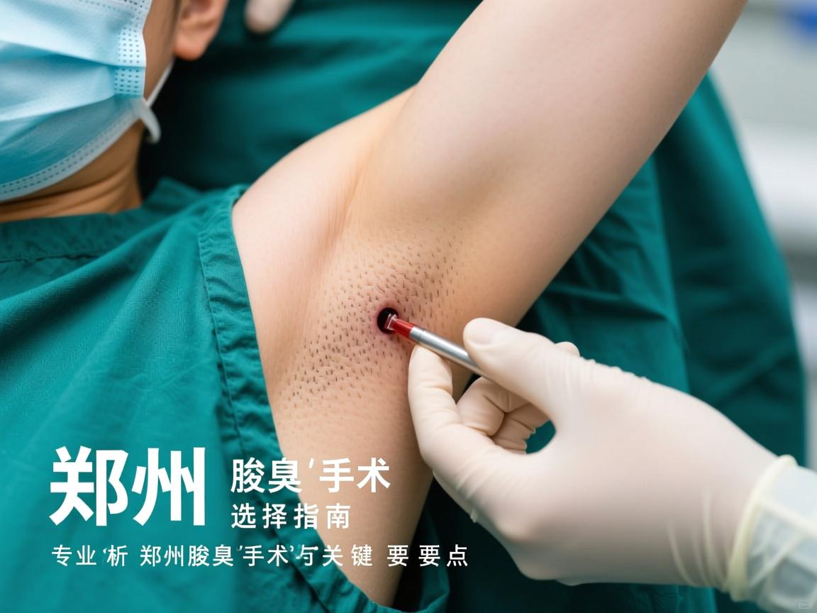 郑州腋臭手术医院选择指南，专业解析郑州腋臭手术的关键要点