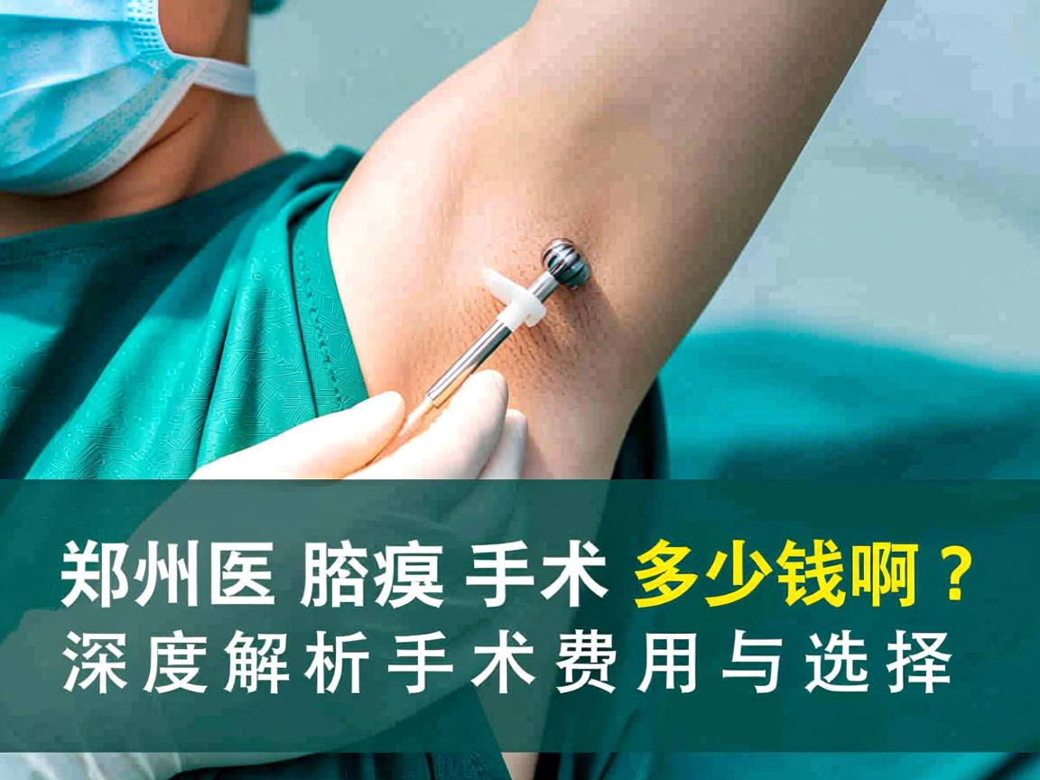 郑州附医腋臭手术多少钱啊？深度解析腋臭手术费用与选择