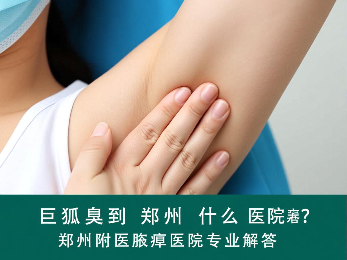 狐臭到郑州什么医院？郑州附医腋臭医院专业解答