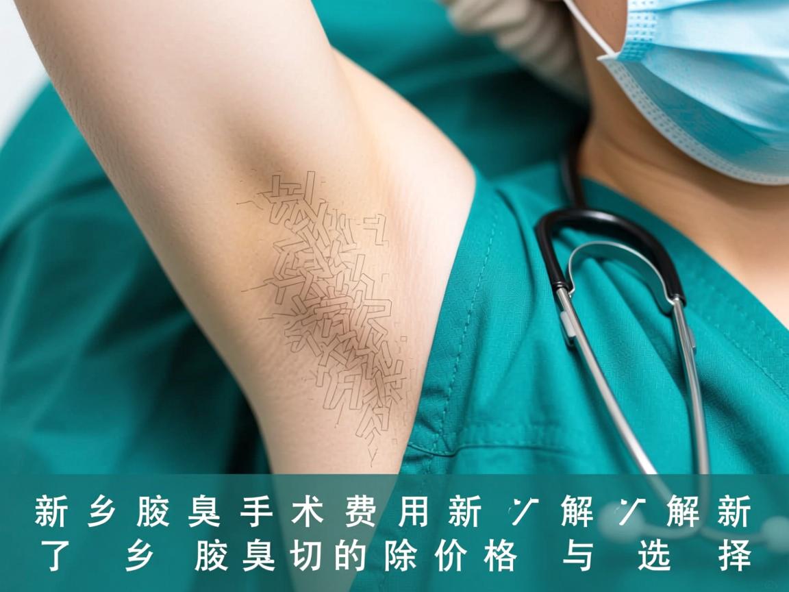 新乡腋臭手术费用解析，了解新乡腋臭切除的价格与选择
