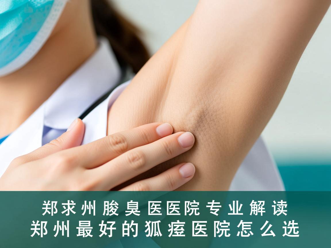 郑州腋臭医院专业解读，郑州最好的狐臭医院怎么选