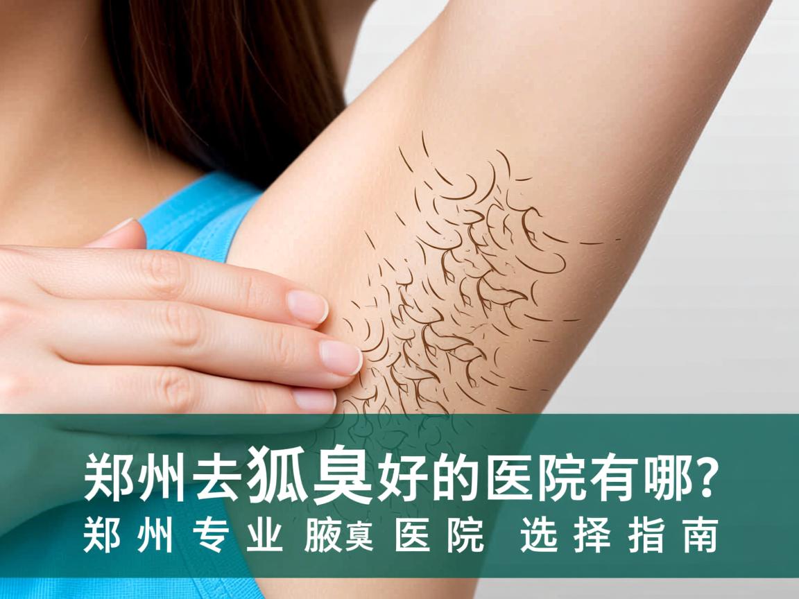 郑州去狐臭好的医院有哪些？郑州专业腋臭医院选择指南