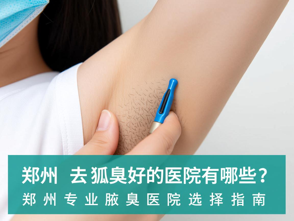 郑州去狐臭好的医院有哪些？郑州专业腋臭医院选择指南