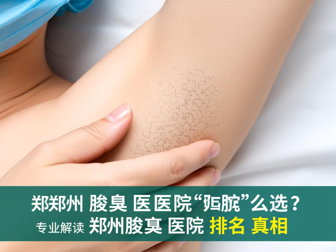 郑州腋臭医院怎么选？专业解读郑州腋臭医院排名真相